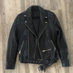 ALL SAINTS Leather Jacket Small — New with tags!